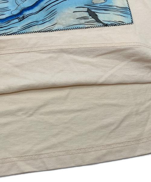 KENZO（ケンゾー）KENZO (ケンゾー) 浮世絵プリントTシャツ ベージュ サイズ:XLの古着・服飾アイテム