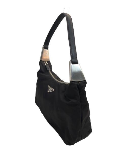 PRADA（プラダ）PRADA (プラダ) ホーボーナイロンワンショルダーバッグ ブラウンの古着・服飾アイテム