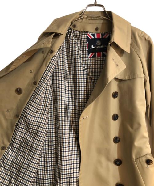 Aquascutum（アクアスキュータム）Aquascutum (アクアスキュータム) ライナー付トレンチコート ベージュ サイズ:Mの古着・服飾アイテム