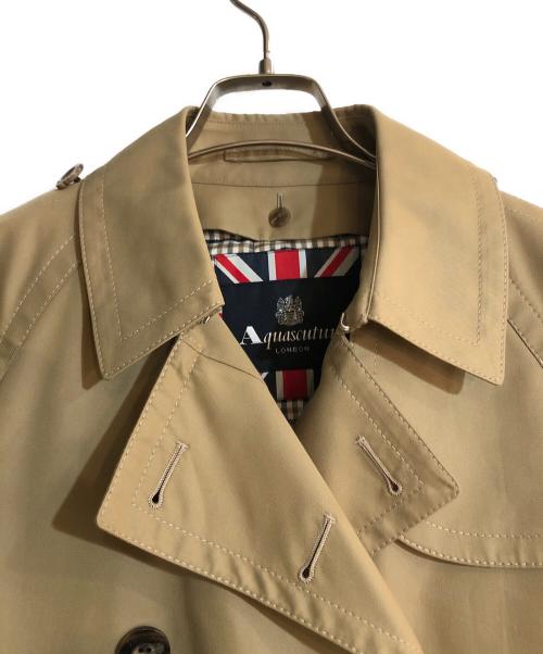 Aquascutum（アクアスキュータム）Aquascutum (アクアスキュータム) ライナー付トレンチコート ベージュ サイズ:Mの古着・服飾アイテム