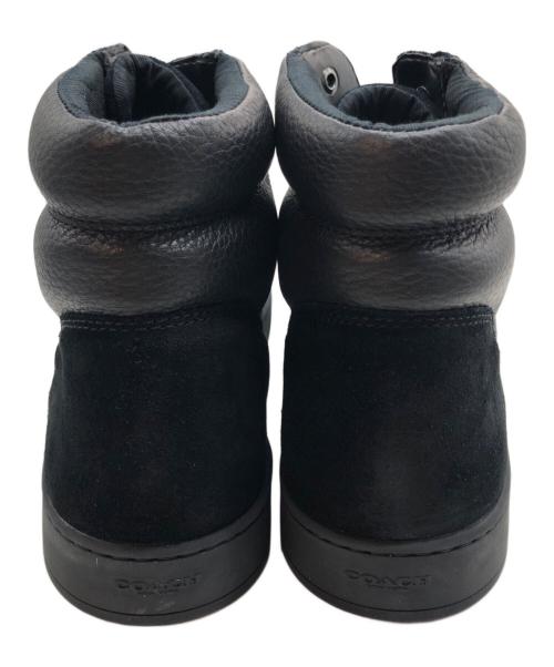 COACH（コーチ）COACH (コーチ) シグネチャーハイカットスニーカー グレー サイズ:28の古着・服飾アイテム