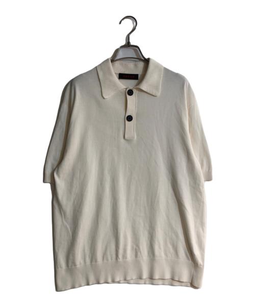 CABAN（キャバン）CABaN (キャバン) ポロニットプルオーバー ベージュ サイズ:Mの古着・服飾アイテム