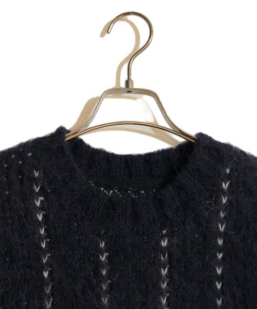 sacai（サカイ）sacai (サカイ) Jacquard Knit Pullover/ジャガードニットプルオーバー ネイビー サイズ:3の古着・服飾アイテム