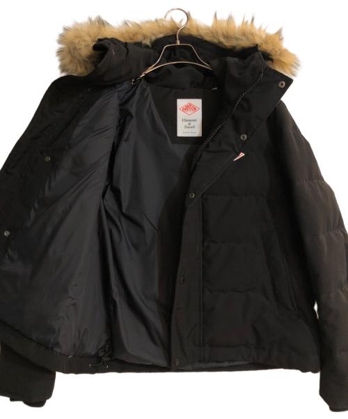 DANTON（ダントン）DANTON (ダントン) ファー付 ショート丈ダウンジャケット ブラック サイズ:Mの古着・服飾アイテム