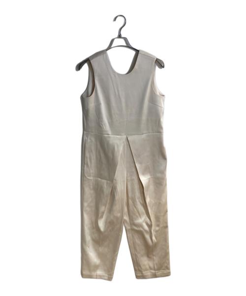 Conte（コンテ）conte (コンテ) ノースリーブサテンオールインワン ベージュ サイズ:38の古着・服飾アイテム