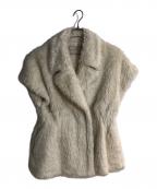 UNITED ARROWS TOKYOユナイテッドアローズトウキョウ）の古着「ボアハーフスリーブベスト」｜ベージュ