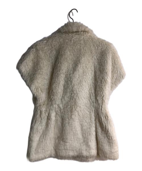 UNITED ARROWS TOKYO（ユナイテッドアローズトウキョウ）UNITED ARROWS TOKYO (ユナイテッドアローズトウキョウ) ボアハーフスリーブベスト ベージュ サイズ:不明の古着・服飾アイテム