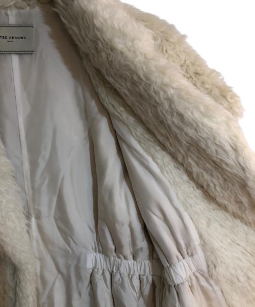 UNITED ARROWS TOKYO（ユナイテッドアローズトウキョウ）UNITED ARROWS TOKYO (ユナイテッドアローズトウキョウ) ボアハーフスリーブベスト ベージュ サイズ:不明の古着・服飾アイテム