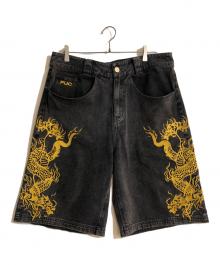 Fack Up Clothes（ファック アップ クローズ）の古着「dragon jorts shorts/ドラゴンジョーツショーツ」｜グレー