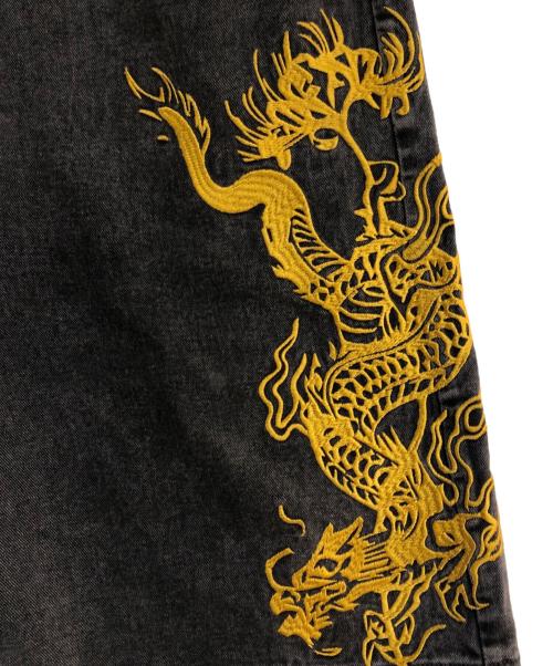 Fack Up Clothes（ファック アップ クローズ）Fack Up Clothes (ファック アップ クローズ) dragon jorts shorts/ドラゴンジョーツショーツ グレー サイズ:Ｌの古着・服飾アイテム