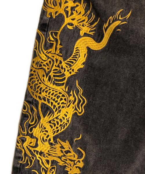 Fack Up Clothes（ファック アップ クローズ）Fack Up Clothes (ファック アップ クローズ) dragon jorts shorts/ドラゴンジョーツショーツ グレー サイズ:Ｌの古着・服飾アイテム