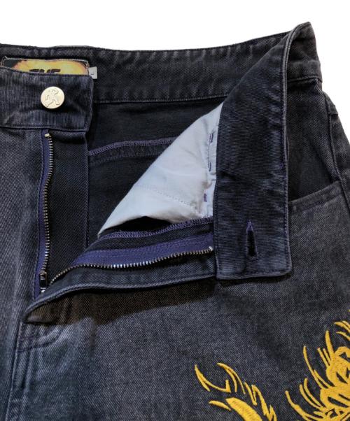 Fack Up Clothes（ファック アップ クローズ）Fack Up Clothes (ファック アップ クローズ) dragon jorts shorts/ドラゴンジョーツショーツ グレー サイズ:Ｌの古着・服飾アイテム