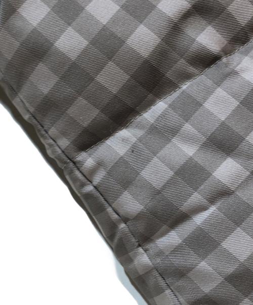 Aquascutum（アクアスキュータム）Aquascutum (アクアスキュータム) ベルテッドチェックダウンコート グリーン サイズ:Ｌの古着・服飾アイテム