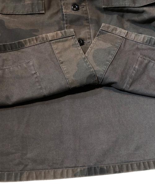 WTAPS（ダブルタップス）WTAPS (ダブルタップス) JUNGLE LS SHIRT COTTON SATIN/ジャングル ロングスリーブ シャツ コットン サテン  グリーン サイズ:3の古着・服飾アイテム