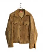 LEVI'Sリーバイス）の古着「3rd TYPE スウェードレザー トラッカージャケット」｜ブラウン