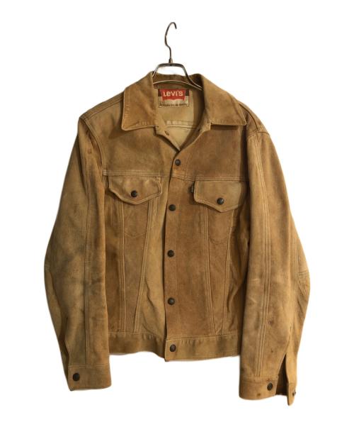 LEVI'S（リーバイス）LEVI'S (リーバイス) 3rd TYPE スウェードレザー トラッカージャケット ブラウン サイズ:不明の古着・服飾アイテム