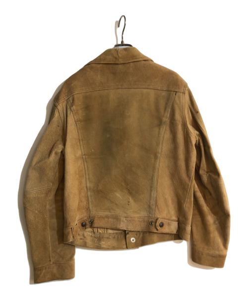 LEVI'S（リーバイス）LEVI'S (リーバイス) 3rd TYPE スウェードレザー トラッカージャケット ブラウン サイズ:不明の古着・服飾アイテム