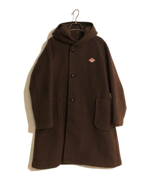 DANTON（ダントン）DANTON (ダントン) wool mosser hood/ウールモッサーフード ブラウン サイズ:Ｍの古着・服飾アイテム