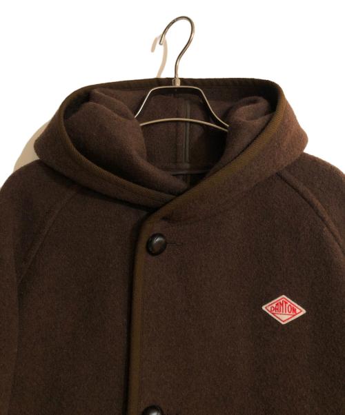 DANTON（ダントン）DANTON (ダントン) wool mosser hood/ウールモッサーフード ブラウン サイズ:Ｍの古着・服飾アイテム