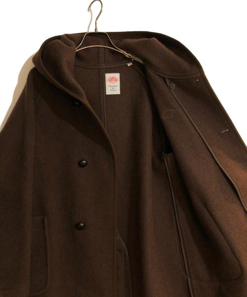 DANTON（ダントン）DANTON (ダントン) wool mosser hood/ウールモッサーフード ブラウン サイズ:Ｍの古着・服飾アイテム