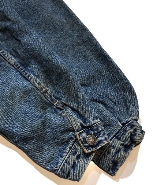 LEVI'S（リーバイス）LEVI'S (リーバイス) ブランケットライニング襟レザーデニムジャケット インディゴ サイズ:XLの古着・服飾アイテム