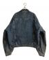 LEVI'S (リーバイス) ブランケットライニング襟レザーデニムジャケット インディゴ サイズ:XL：10000円
