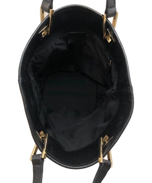 GUCCI（グッチ）GUCCI (グッチ) トートバッグ ネイビー×ベージュの古着・服飾アイテム