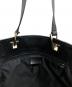 中古・古着 GUCCI (グッチ) トートバッグ ネイビー×ベージュ：18000円