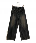 SLYスライ）の古着「J／W SWITCHING STRAIGHT パンツ」｜インディゴ