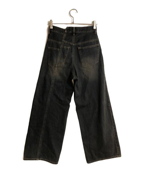 SLY（スライ）SLY (スライ) J／W SWITCHING STRAIGHT パンツ インディゴの古着・服飾アイテム