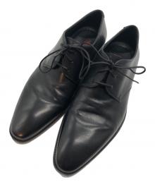 HUGO BOSS（ヒューゴ ボス）の古着「プレーントゥシューズ」｜ブラック