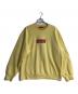 Supreme（シュプリーム）の古着「Box Logo Crewneck Pale Yellow／ボックス ロゴ クルーネック 