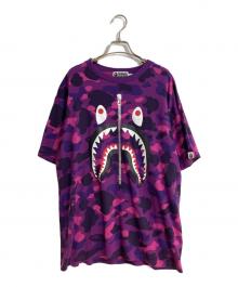 A BATHING APE（アベイシングエイプ）の古着「SHARK Tee」｜パープル