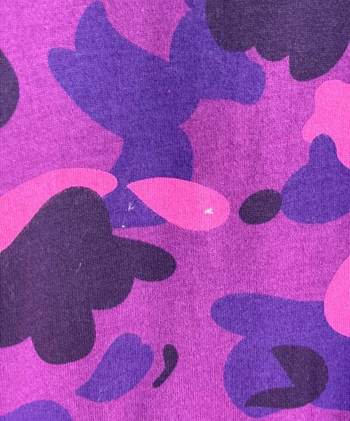A BATHING APE（アベイシングエイプ）A BATHING APE (アベイシングエイプ) SHARK Tee パープル サイズ:XLの古着・服飾アイテム