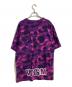 A BATHING APE (アベイシングエイプ) SHARK Tee パープル サイズ:XL：8000円