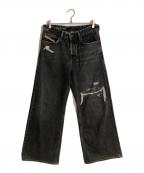 DIESELディーゼル）の古着「Relaxed Jeans D-Rise」｜グレー