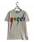 GUCCI（グッチ）の古着「BRADE PRINT スパンコールカットソー」｜ベージュ
