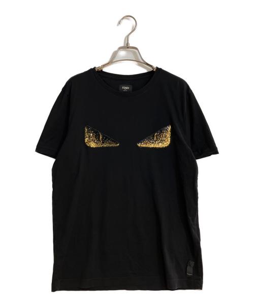 FENDI（フェンディ）FENDI (フェンディ) モンスターバッグバグズTシャツ ブラック サイズ:Ｌの古着・服飾アイテム