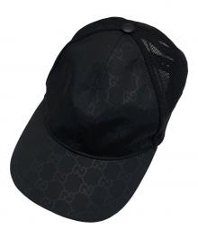GUCCI（グッチ）の古着「GGメッシュキャップ」｜ブラック