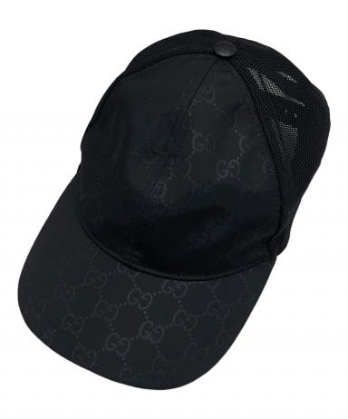 GUCCI 帽子　黒 GUCCI グッチ キャップ 帽子 メンズ レディース ベースボール