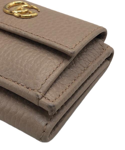 GUCCI（グッチ）GUCCI (グッチ) 3つ折り財布 ブラウンの古着・服飾アイテム