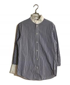 中古・古着通販】CELINE (セリーヌ) ピリオド柄シルクシャツ パープル