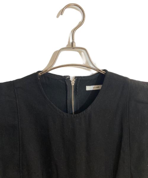 CLANE（クラネ）CLANE (クラネ) SQUARE SLEEVE DENIM ALL IN ONE ブラック サイズ:1の古着・服飾アイテム