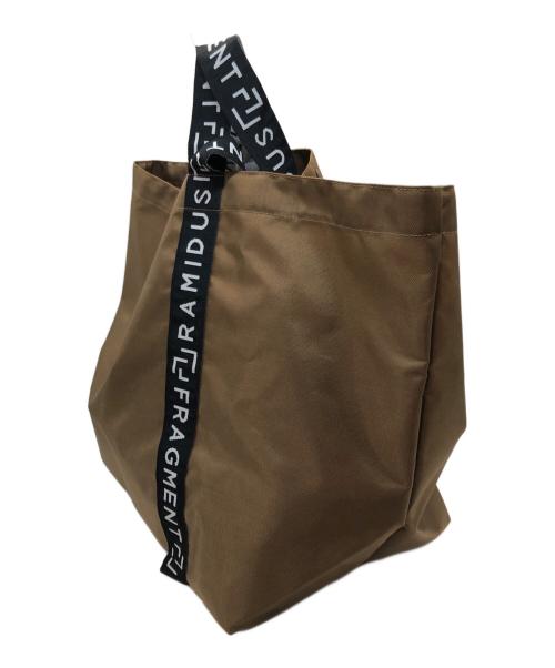 RAMIDUS（ラミダス）RAMIDUS (ラミダス) FRAGMENT DESIGN (フラグメントデザイン) ナイロントートバッグ ブラウンの古着・服飾アイテム