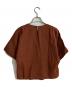 LORO PIANA (ロロピアーナ) リネンハーフスリーブブラウス ブラウン サイズ:M：18000円