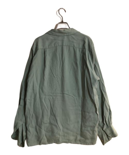 HENDAN（ヘンデン）HENDAN (ヘンデン) TALL BOY ヴィンテージオープンカラーシャツ スカイブルー サイズ:Lの古着・服飾アイテム