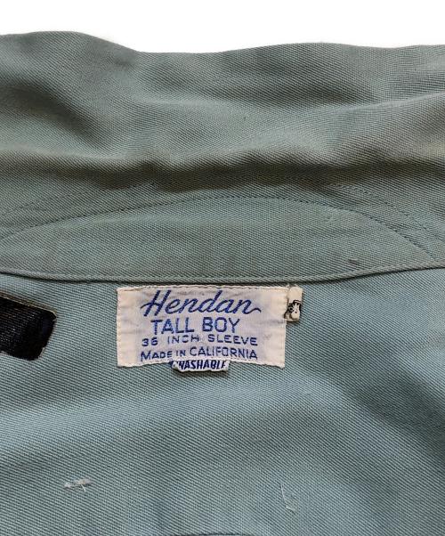 HENDAN（ヘンデン）HENDAN (ヘンデン) TALL BOY ヴィンテージオープンカラーシャツ スカイブルー サイズ:Lの古着・服飾アイテム