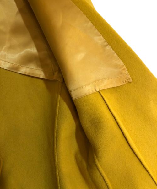 Yves Saint Laurent（イヴサンローラン）Yves Saint Laurent (イヴサンローラン) カシミヤ混金釦ウールジャケット イエロー サイズ:Mの古着・服飾アイテム