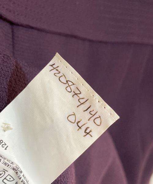 VALENTINO（ヴァレンティノ）VALENTINO (ヴァレンティノ) ウールセットアップスーツ パープル サイズ:A08 未使用品の古着・服飾アイテム