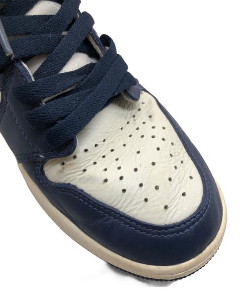 NIKE（ナイキ）NIKE (ナイキ) エアジョーダン1 レトロ ハイ OG ブルー サイズ:27の古着・服飾アイテム